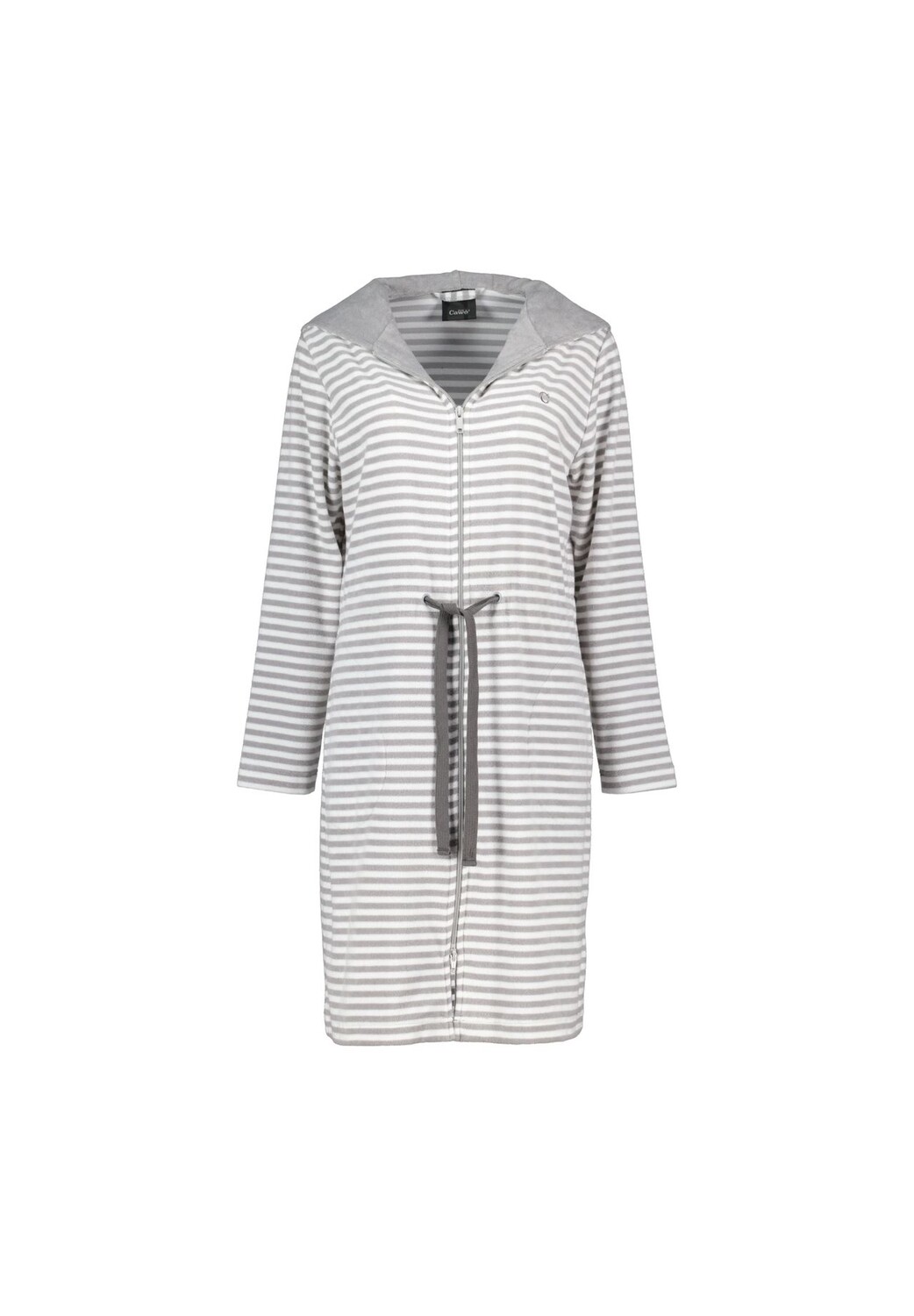 Халат женский полупальто с капюшоном Campus 834 платина - 76 Cawö, серый
Халат женский полупальто с капюшоном Campus 834 платина - 76 Cawö, серый