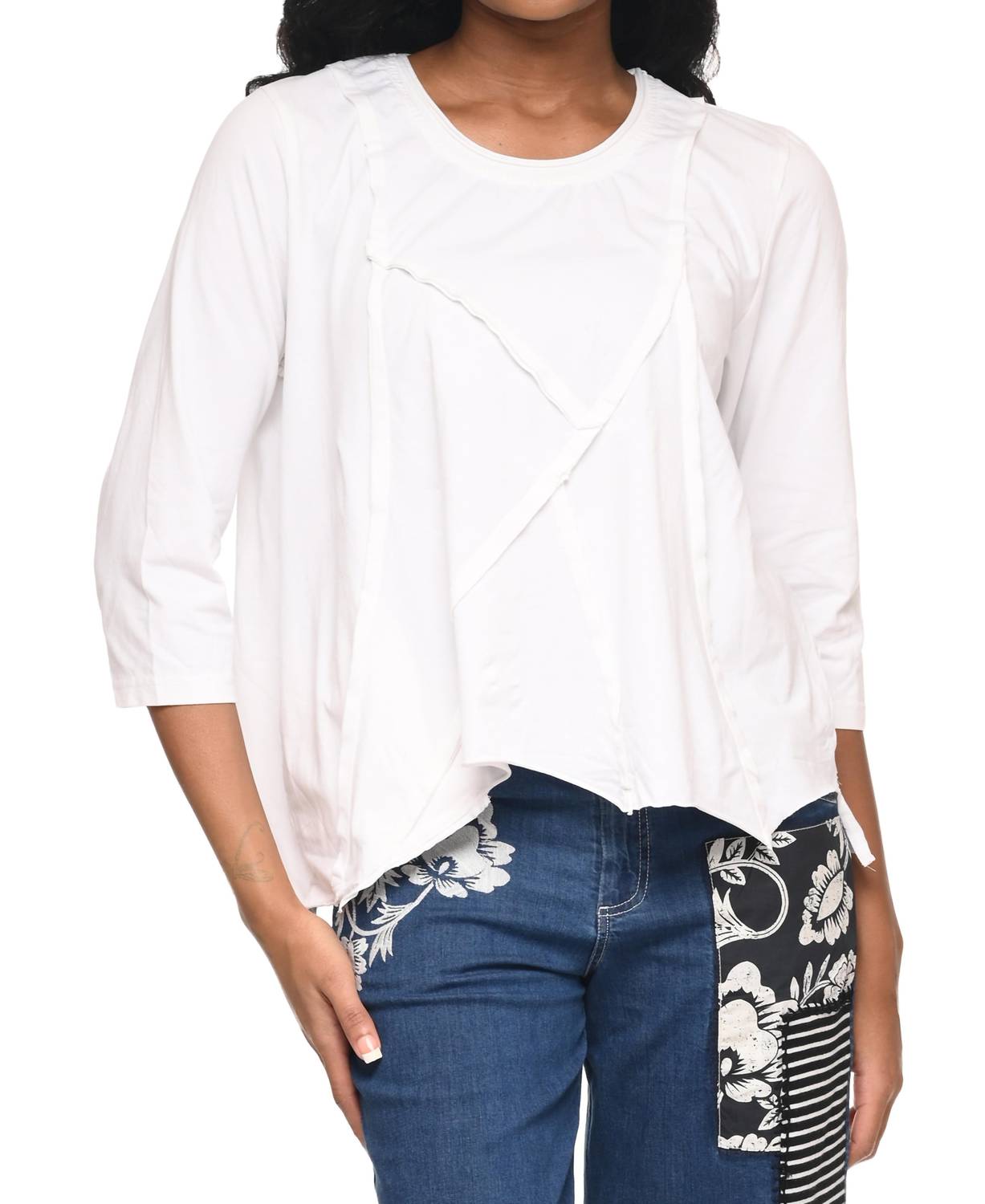 Tulip Clothing Топ Lindsay с рукавами три четверти, белый
Tulip Clothing Топ Lindsay с рукавами три четверти, белый