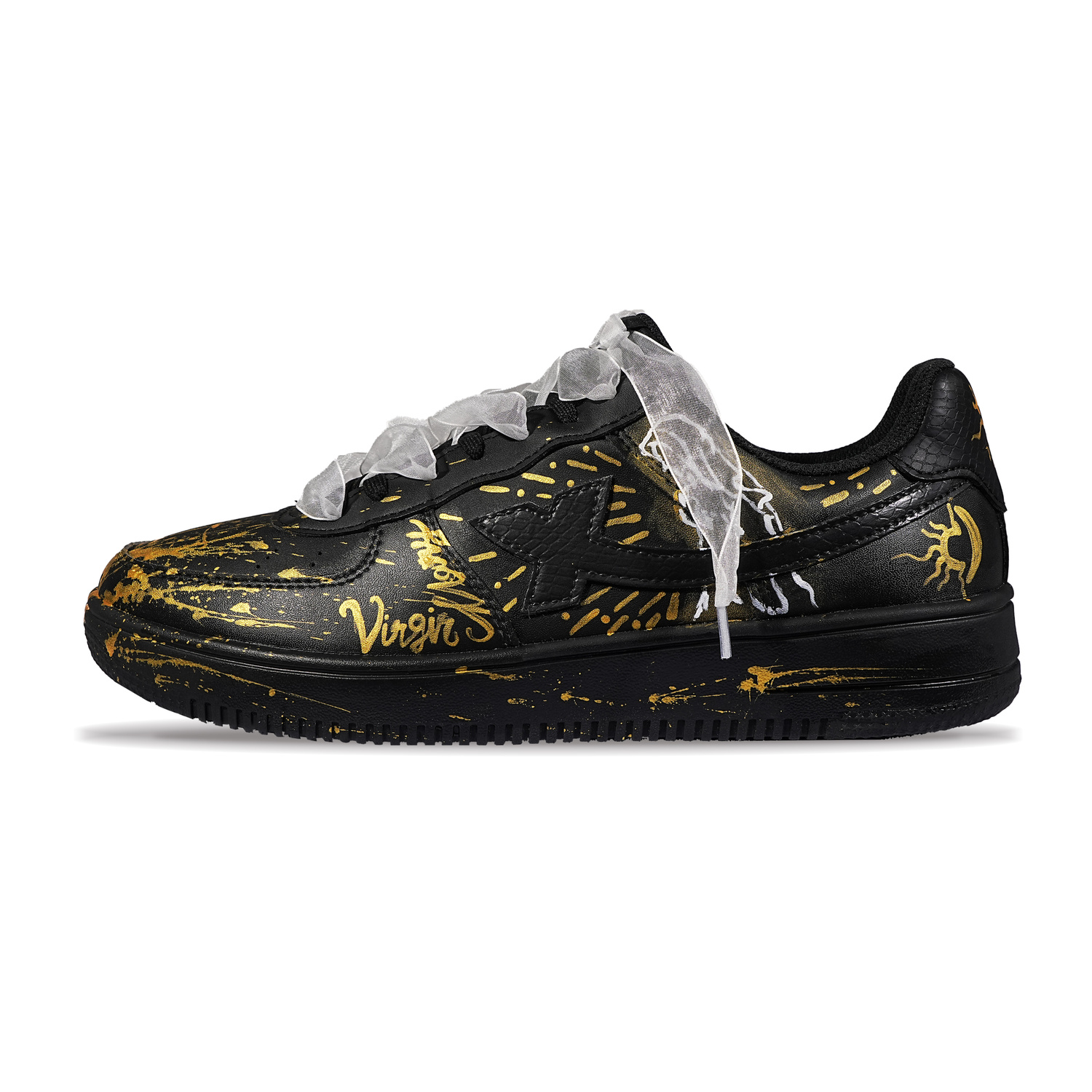 XTEP Кроссовки Air Force One Skateboard мужские низкие золотисто-черные, цвет Black Gold
XTEP Кроссовки Air Force One Skateboard мужские низкие золотисто-черные, цвет Black Gold