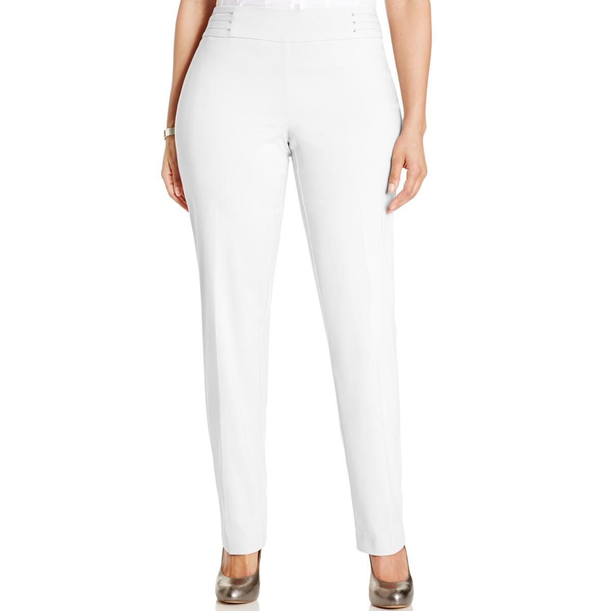 Плюс Женские Узкие Брюки Повседневные Плоские Передние Брюки JM Collection, цвет bright white
Плюс Женские Узкие Брюки Повседневные Плоские Передние Брюки JM Collection, цвет bright white