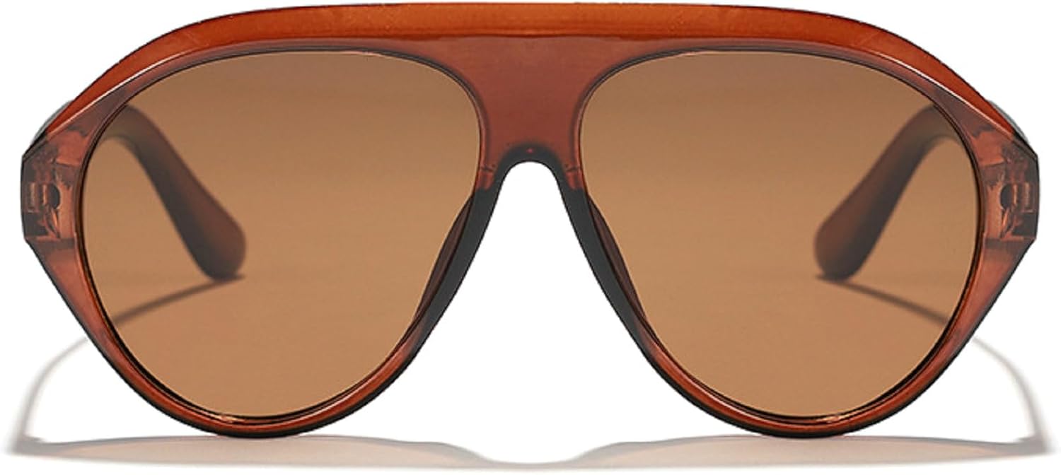 Роскошные солнцезащитные очки-пилот большого размера для женщин, популярные зеленые и желтые панк-очки, мужские солнцезащитные очки в крупной оправе, трендовые очки с защитой от УФ-излучения UV400 mincl, Brown
Роскошные солнцезащитные очки-пилот большого размера для женщин, популярные зеленые и желтые панк-очки, мужские солнцезащитные очки в крупной оправе, трендовые очки с защитой от УФ-излучения UV400 mincl, Brown