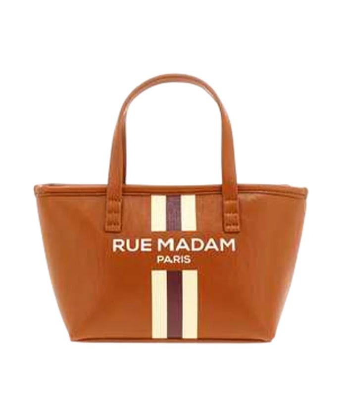 Трехцветная мини-сумочка для покупок Rue Madam, коричневый
Трехцветная мини-сумочка для покупок Rue Madam, коричневый