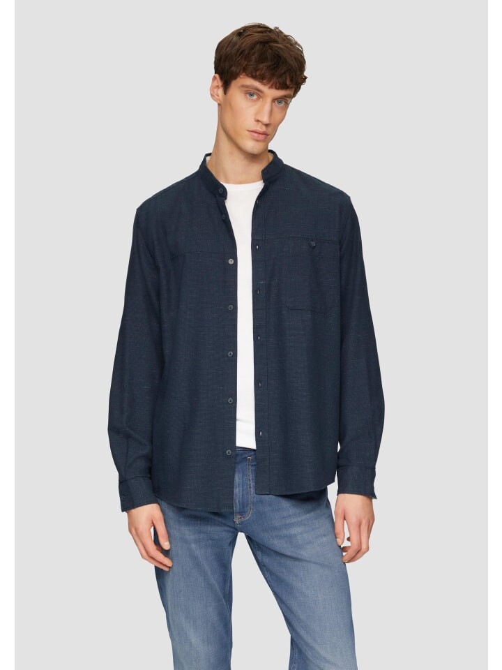 Рубашка s.Oliver Hemd langarm, синий 
Рубашка s.Oliver Hemd langarm, синий