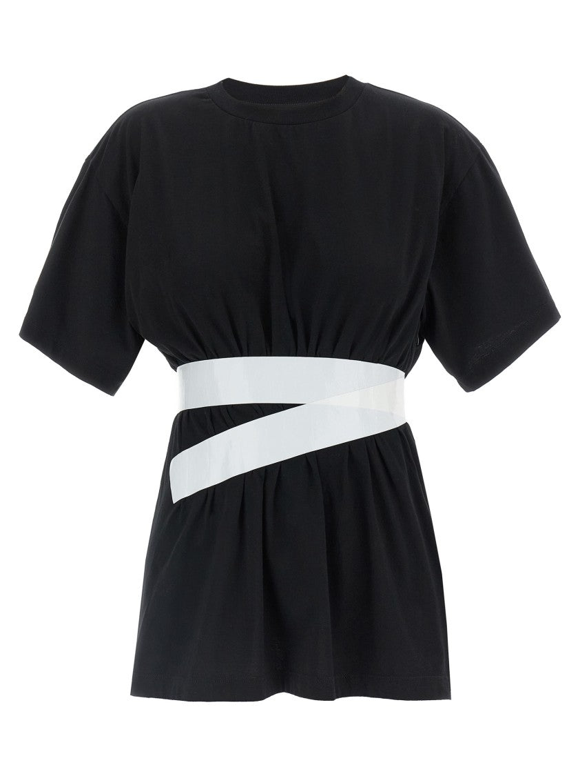 Футболка с принтом в стиле скотча Mm6 By Maison Margiela, черный
Футболка с принтом в стиле скотча Mm6 By Maison Margiela, черный