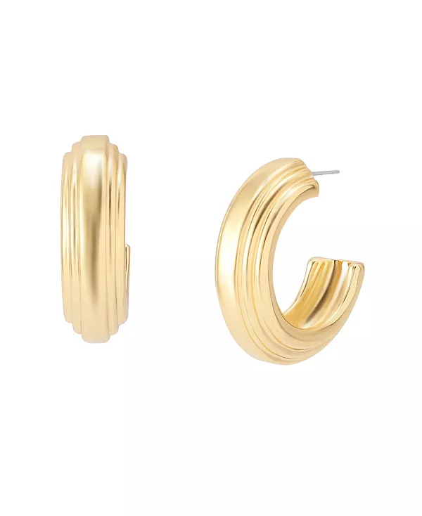 Ребристые серьги-кольца Robert Lee Morris Soho, gold
Ребристые серьги-кольца Robert Lee Morris Soho, gold