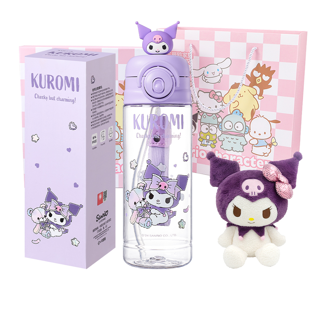 Пластиковые стаканы для воды 580ml Sanrio, Kuromi Water Cup+Box+Large Doll
Пластиковые стаканы для воды 580ml Sanrio, Kuromi Water Cup+Box+Large Doll