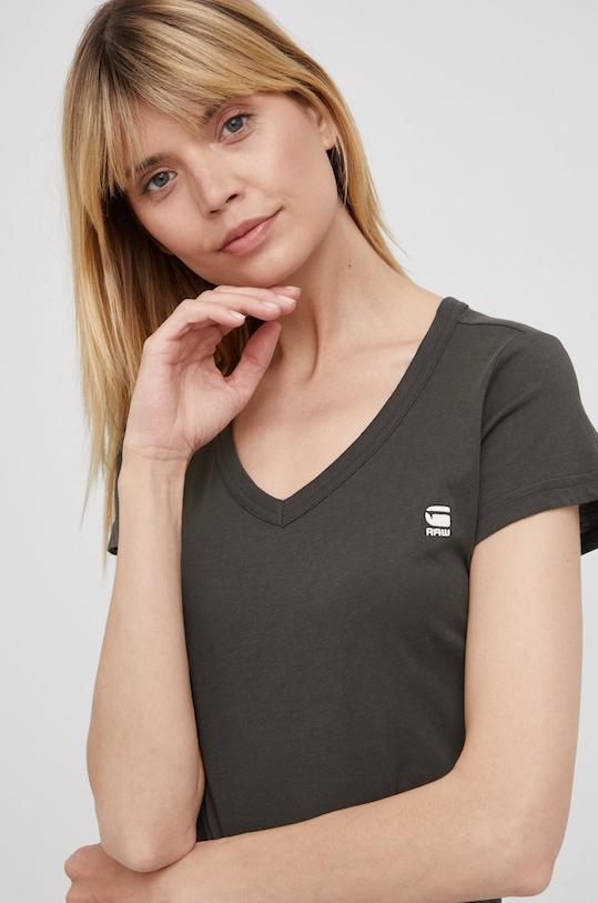 Хлопковая футболка G-Star, зеленый
Хлопковая футболка G-Star, зеленый