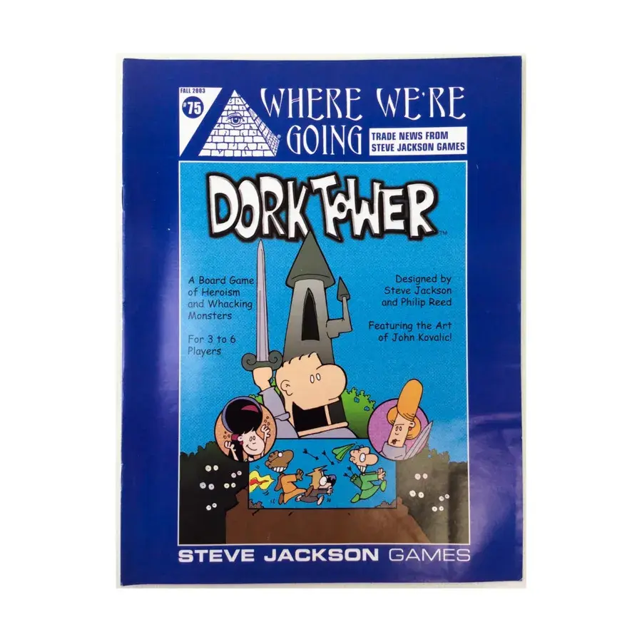 Журнал #75 "Dork Tower", Where We're Going - Trade News From Steve Jackson Games
Журнал #75 "Dork Tower", Where We're Going - Trade News From Steve Jackson Games