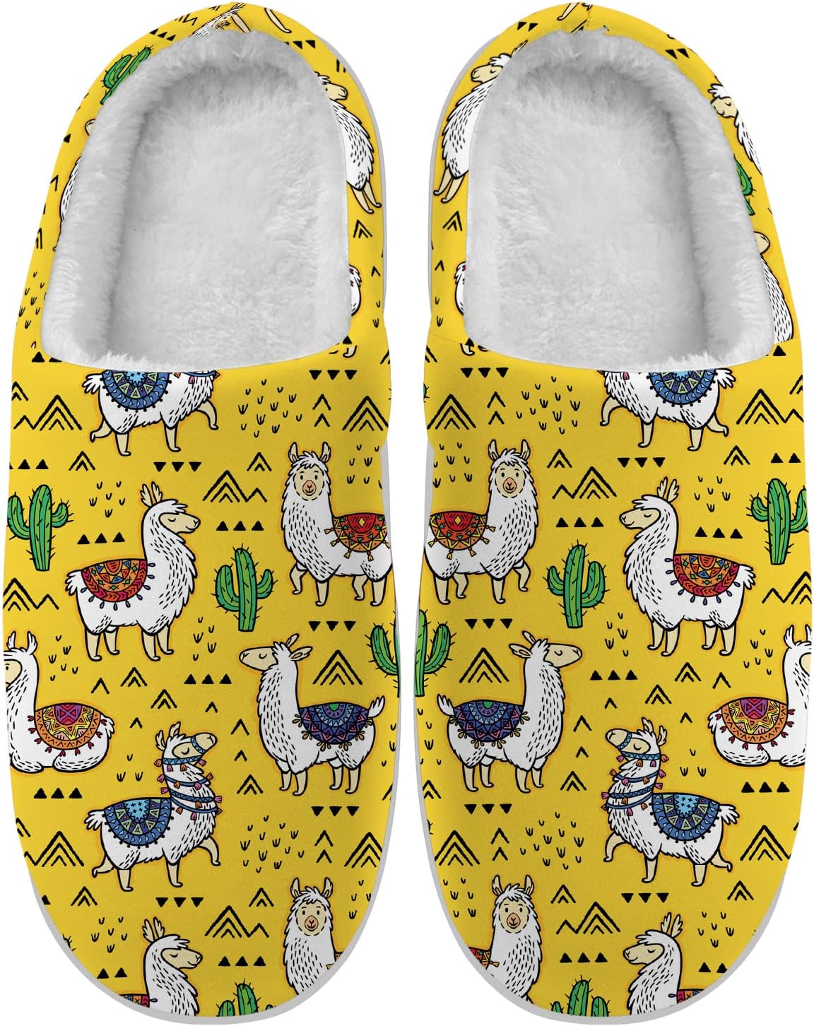 Тапочки Ciadoon Llama для женщин и мужчин, домашние тапочки с эффектом памяти, пушистые, противоскользящие, зимние домашние тапочки, подарок, желтый
Тапочки Ciadoon Llama для женщин и мужчин, домашние тапочки с эффектом памяти, пушистые, противоскользящие, зимние домашние тапочки, подарок, желтый