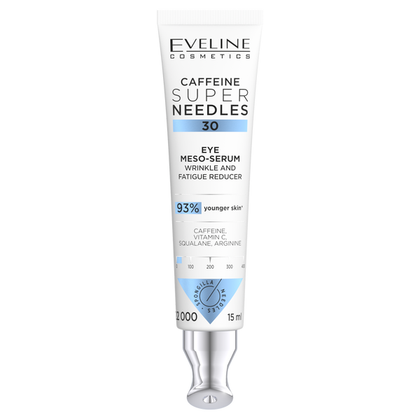 Мезо-сыворотка под глаза, средство от морщин и усталости, 15 мл Eveline Cosmetics Needless
Мезо-сыворотка под глаза, средство от морщин и усталости, 15 мл Eveline Cosmetics Needless