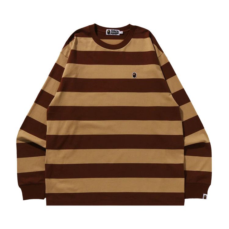 Футболка BAPE Ape Head One Point Hoop Long-Sleeve Tee, Brown
Футболка BAPE Ape Head One Point Hoop Long-Sleeve Tee, Brown