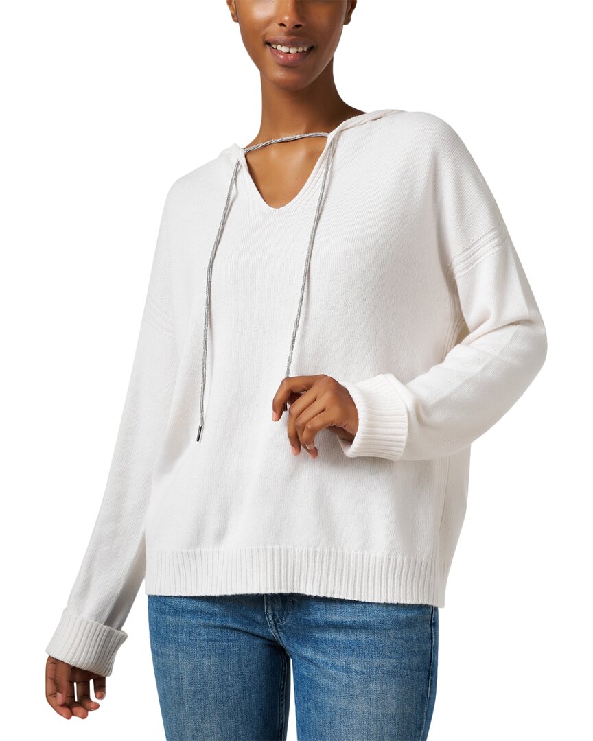 D.Exterior Пуловер с капюшоном из смеси кашемира и шерсти, белый
D.Exterior Пуловер с капюшоном из смеси кашемира и шерсти, белый