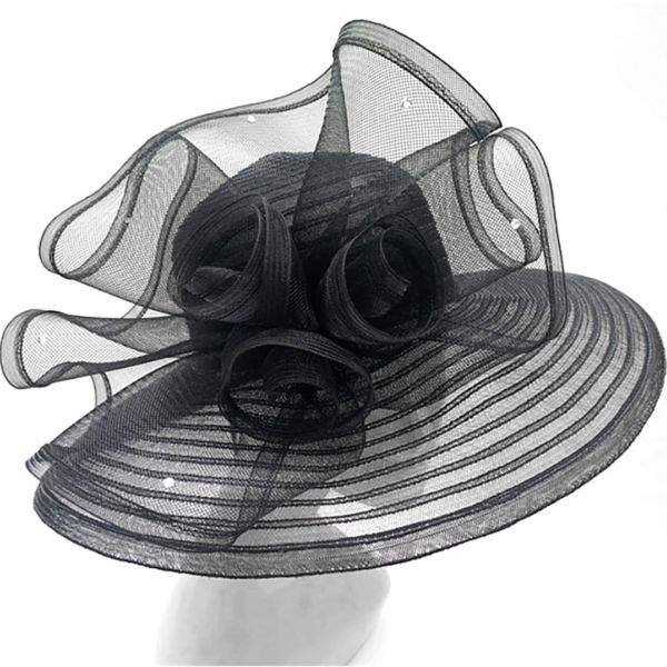 Женская прозрачная широкополая шляпа Bellisima, черный
Женская прозрачная широкополая шляпа Bellisima, черный