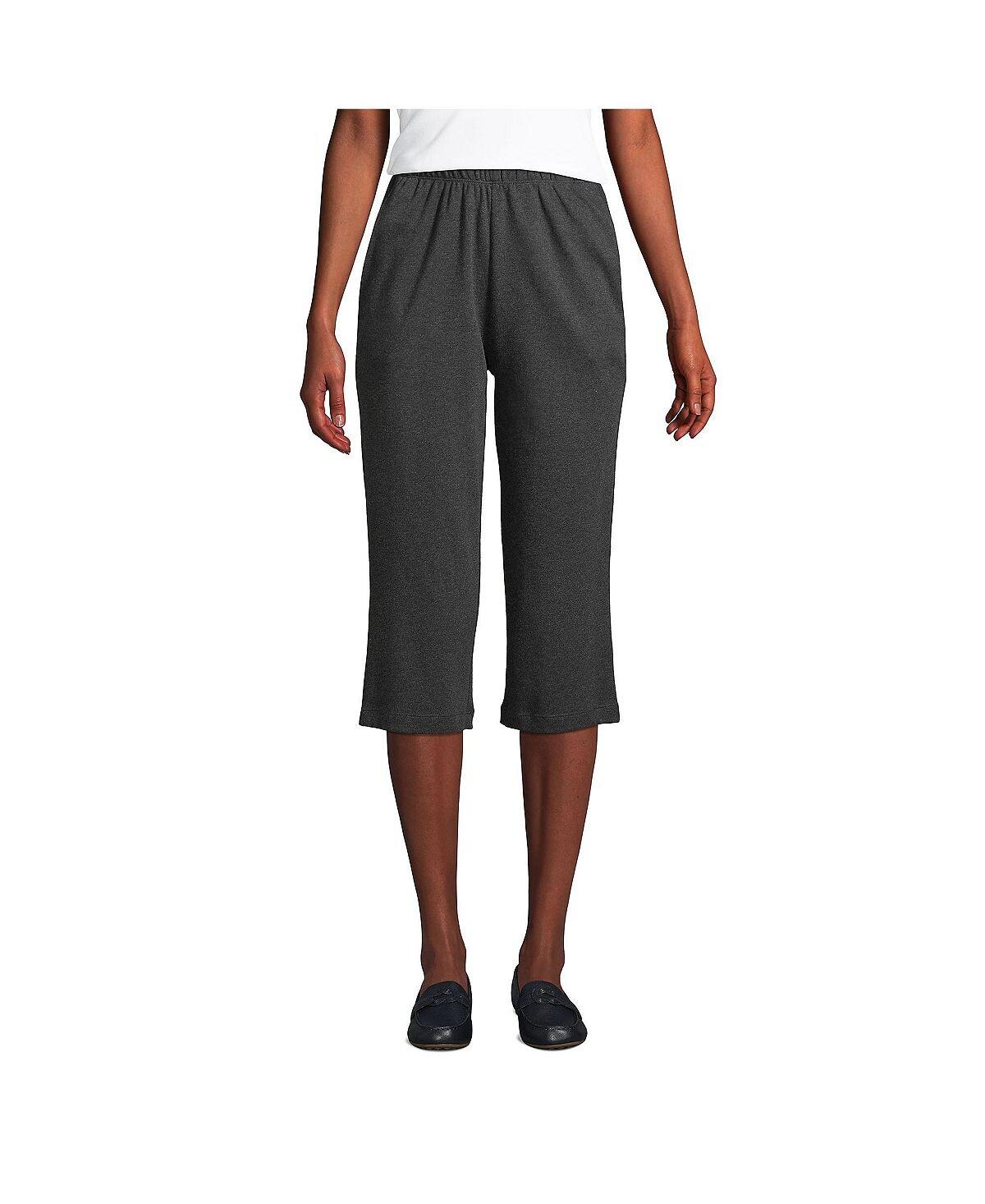 Женские спортивные трикотажные джинсовые брюки-капри с высокой посадкой и эластичной резинкой на талии Lands' End
Женские спортивные трикотажные джинсовые брюки-капри с высокой посадкой и эластичной резинкой на талии Lands' End