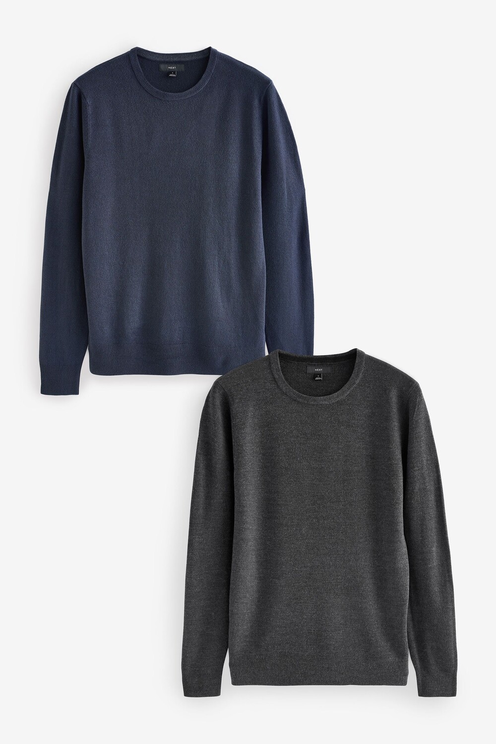 Обычные мягкие джемперы, 2 шт в упаковке Next, синий
Обычные мягкие джемперы, 2 шт в упаковке Next, синий
