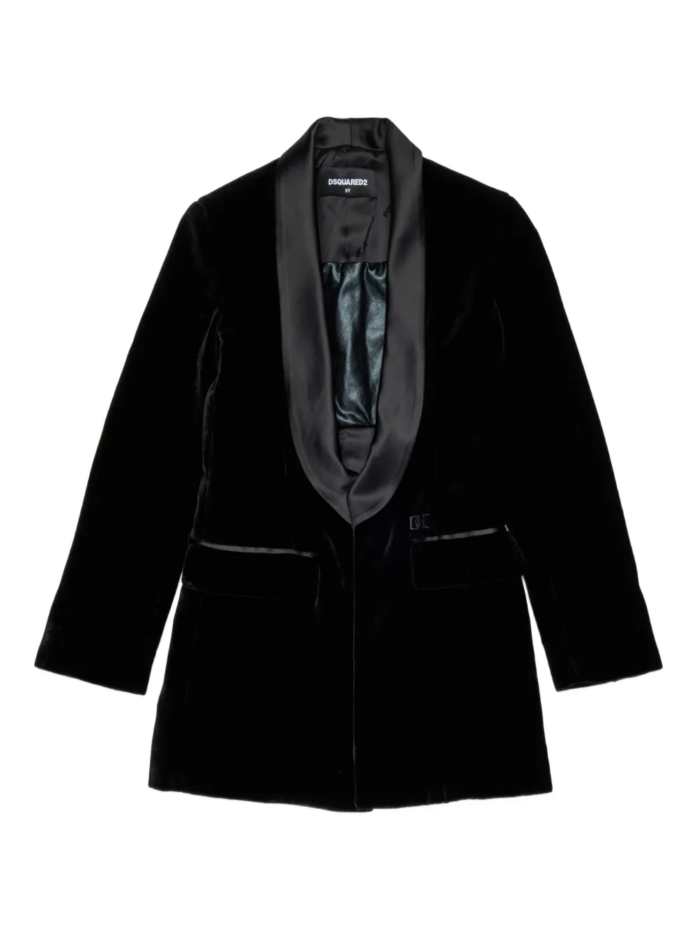 Однобортный блейзер DSQUARED2 KIDS, черный
Однобортный блейзер DSQUARED2 KIDS, черный