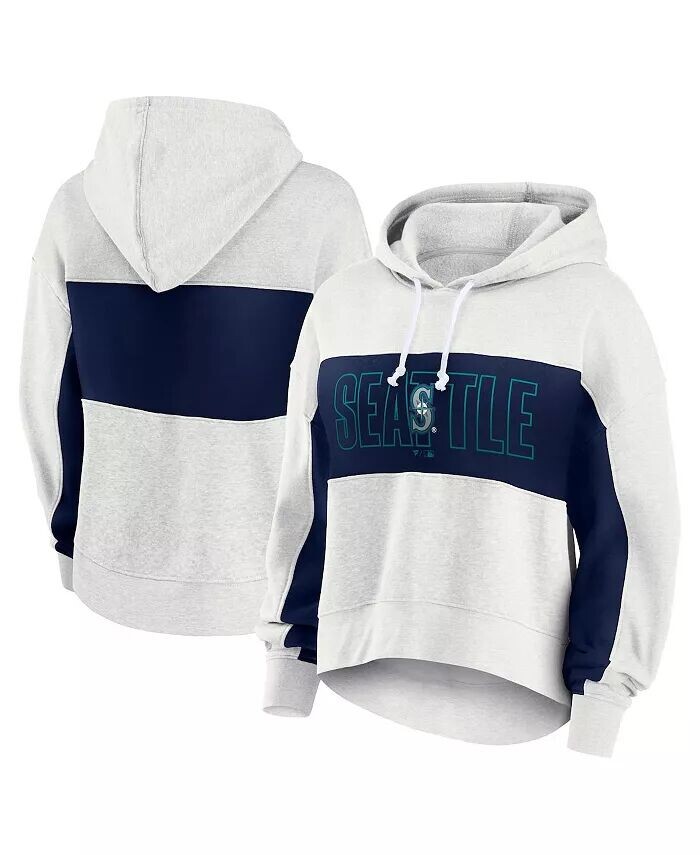 Женская флисовая толстовка с капюшоном Oatmeal Seattle Mariners Up for It Fanatics
Женская флисовая толстовка с капюшоном Oatmeal Seattle Mariners Up for It Fanatics