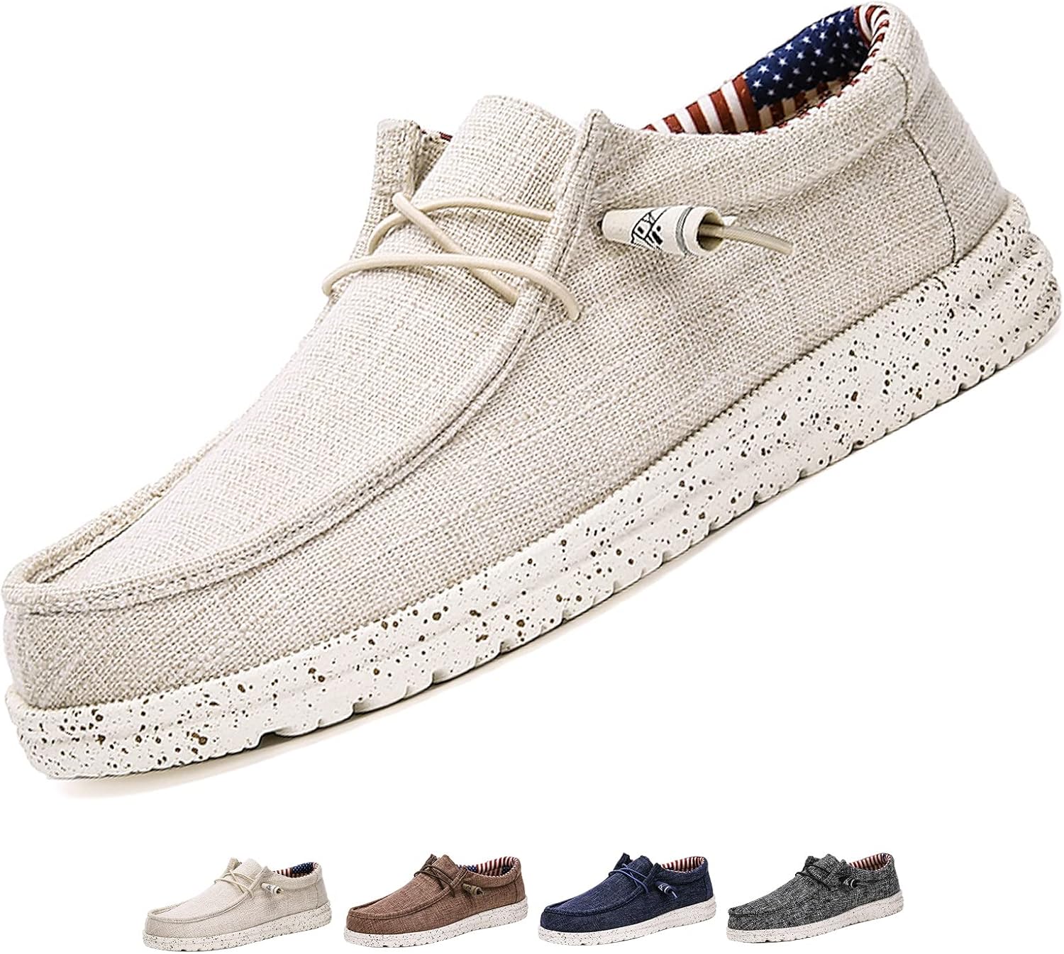 Мужские слипоны из холщовой ткани с шнуровкой, повседневные удобные туфли с мягкой подошвой для вождения и ходьбы, легкие дышащие и прогулочные лодочные туфли Optigard, бежевый
Мужские слипоны из холщовой ткани с шнуровкой, повседневные удобные туфли с мягкой подошвой для вождения и ходьбы, легкие дышащие и прогулочные лодочные туфли Optigard, бежевый