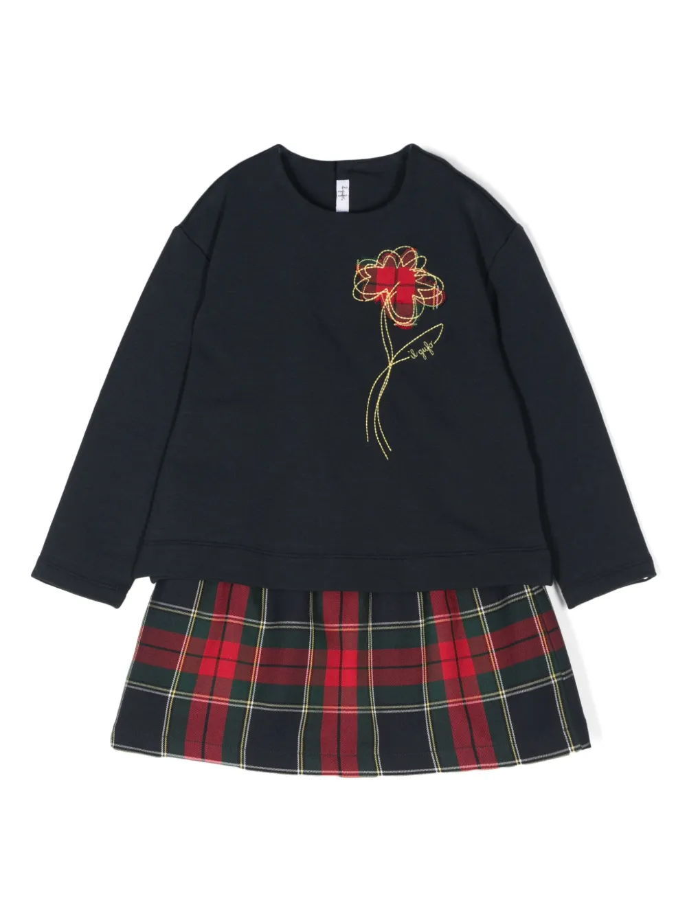 Комплект из топа и юбки в клетку тартан Il Gufo, синий
Комплект из топа и юбки в клетку тартан Il Gufo, синий