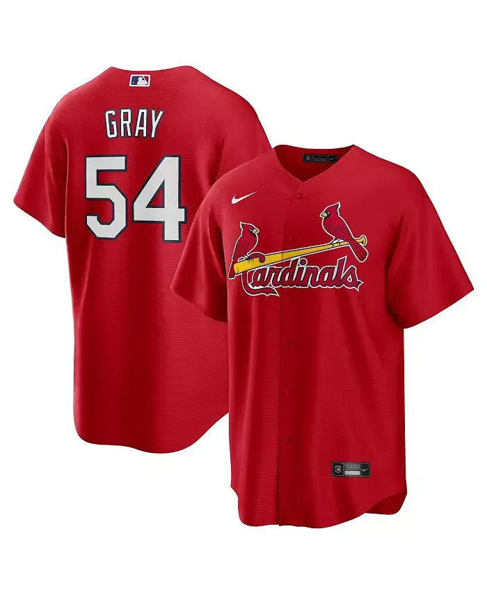 Мужская альтернативная реплика футболки St. Louis Cardinals Sonny Gray в красном цвете Nike
Мужская альтернативная реплика футболки St. Louis Cardinals Sonny Gray в красном цвете Nike