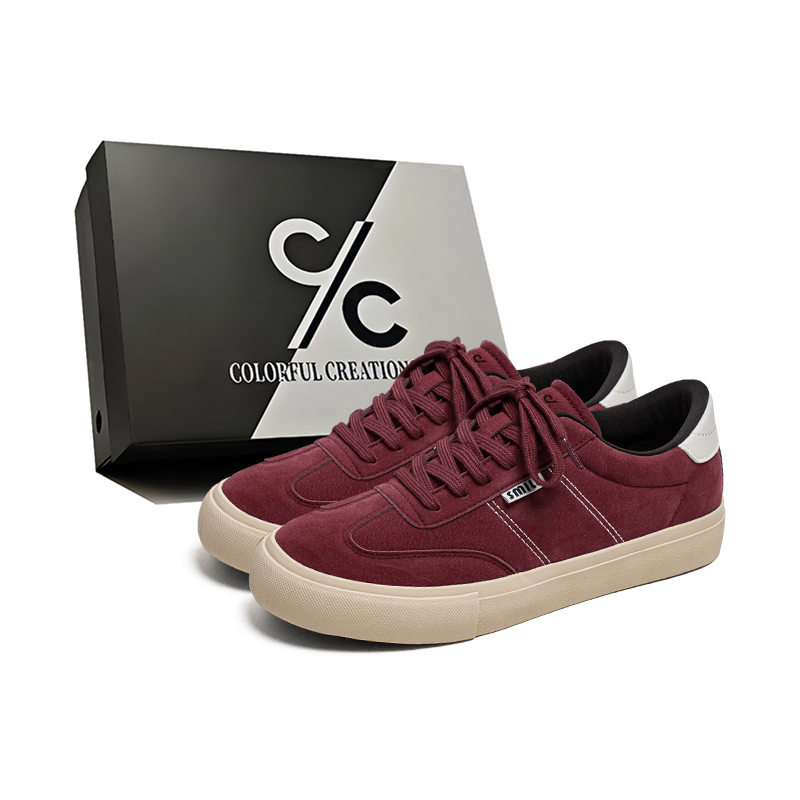 Нескользящие, износостойкие, легкие, увеличивающие рост низкие мужские кроссовки для скейтбординга Colorful Creations, Burgundy
Нескользящие, износостойкие, легкие, увеличивающие рост низкие мужские кроссовки для скейтбординга Colorful Creations, Burgundy