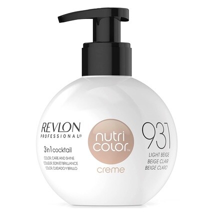 Revlon Professional Nutri Color Crème Коктейль 3-в-1 931 Светло-бежевый 270мл
Revlon Professional Nutri Color Crème Коктейль 3-в-1 931 Светло-бежевый 270мл