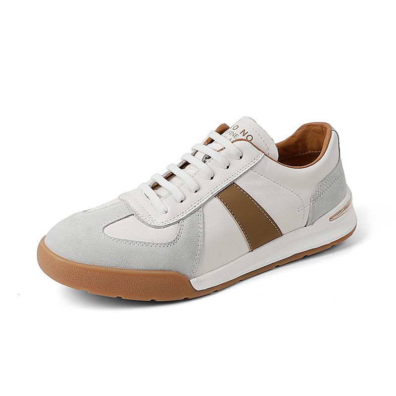 QIAONAI Низкие повседневные туфли мужские бежево-абрикосового цвета
QIAONAI Низкие повседневные туфли мужские бежево-абрикосового цвета