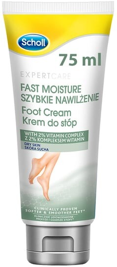 Крем для ног - Быстрое увлажнение 75мл Scholl
Крем для ног - Быстрое увлажнение 75мл Scholl