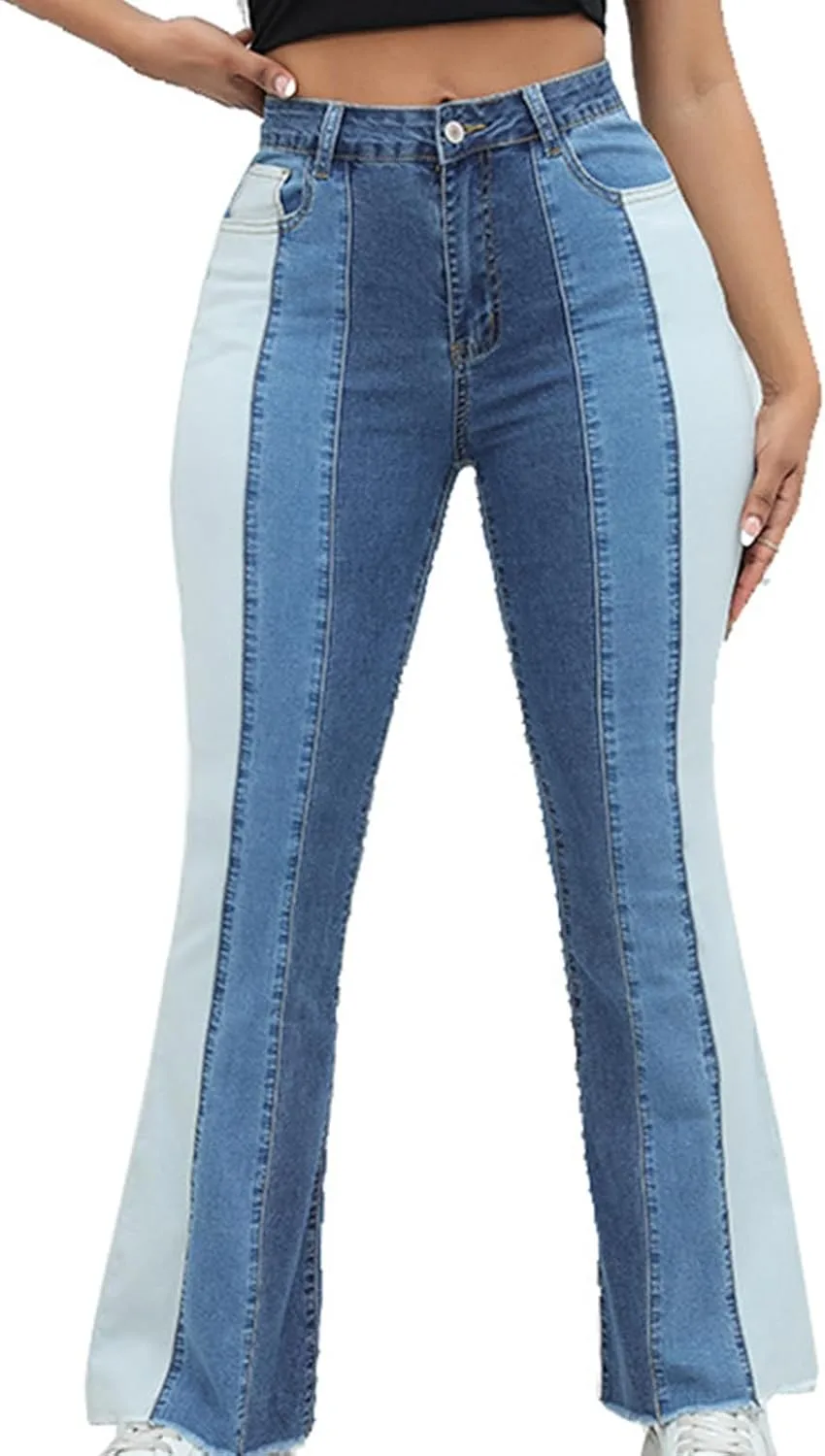 Женские джинсы с цветными блоками, высокие, прямые, с карманами HGps8w
Женские джинсы с цветными блоками, высокие, прямые, с карманами HGps8w