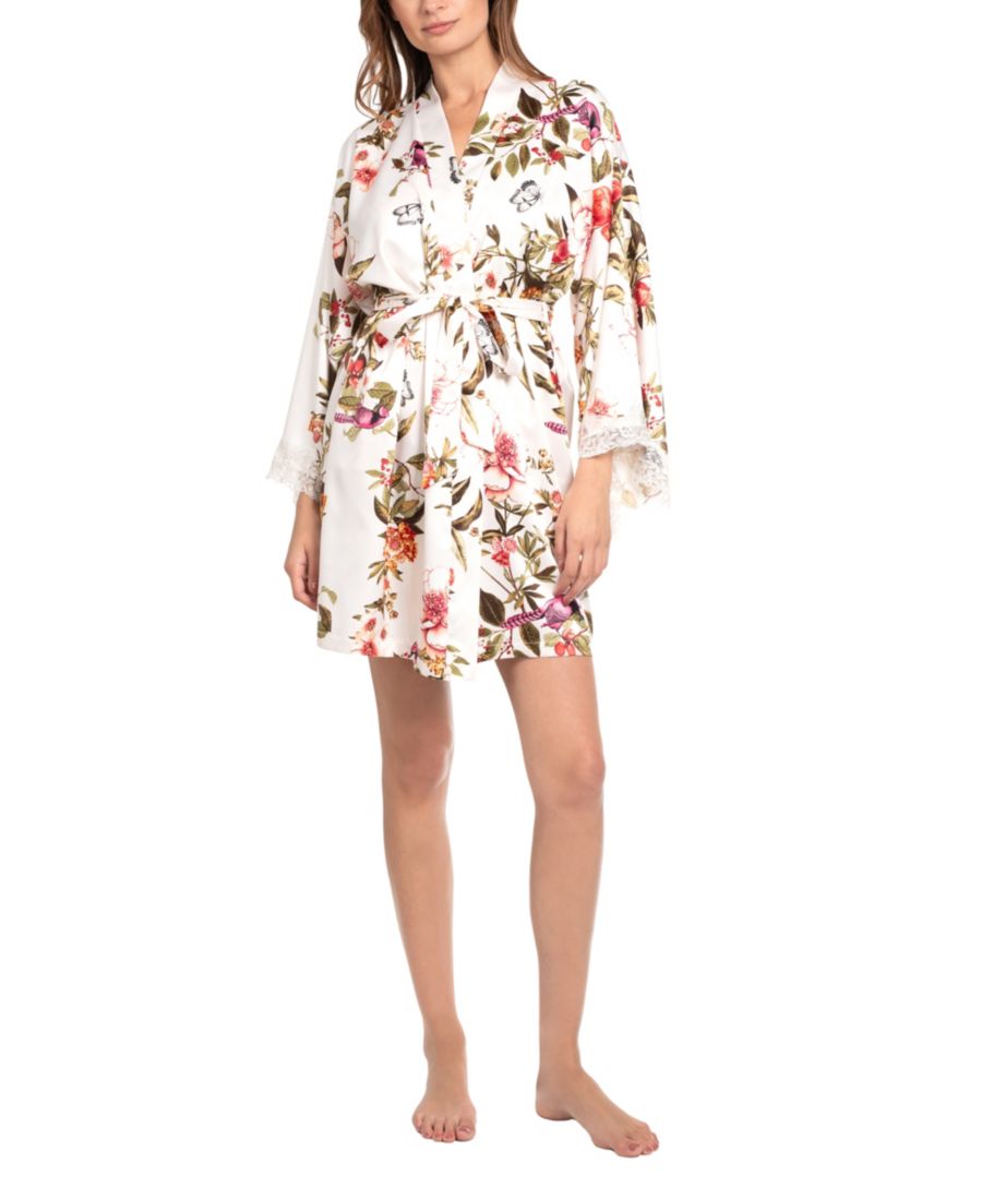 Женский атласный халат-накидка Garden Flight с цветочным принтом Linea Donatella, Ivory
Женский атласный халат-накидка Garden Flight с цветочным принтом Linea Donatella, Ivory