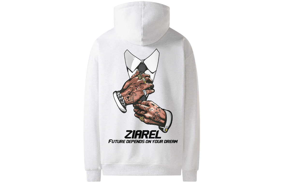 Толстовка Unisex Hooded Moderate Heavyweight ZIAREL, белый heather серый
Толстовка Unisex Hooded Moderate Heavyweight ZIAREL, белый heather серый