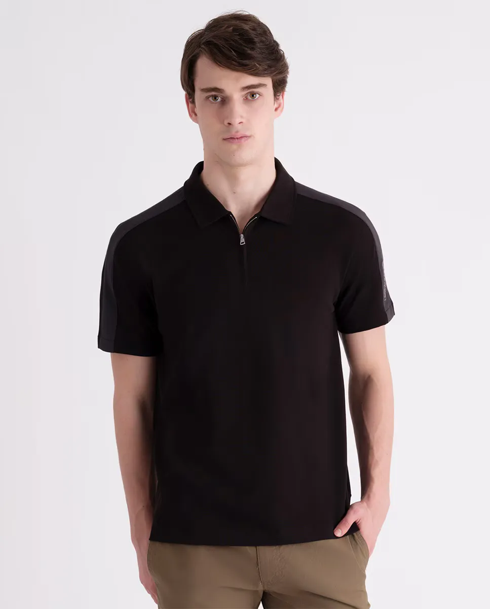 Мужская рубашка поло с коротким рукавом и застежкой-молнией Calvin Klein Jeans, черный
Мужская рубашка поло с коротким рукавом и застежкой-молнией Calvin Klein Jeans, черный