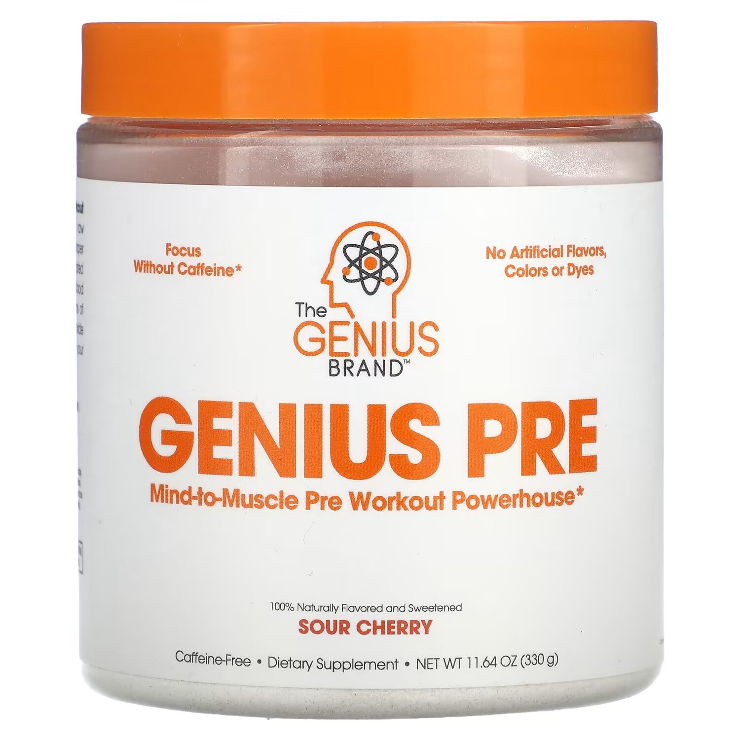Genius Pre, кислая вишня, 11,64 унции (330 г) The Genius Brand
Genius Pre, кислая вишня, 11,64 унции (330 г) The Genius Brand