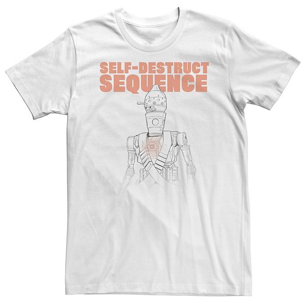 Футболка Big & Tall The Mandalorian IG-11 Self-Destruct Sequence Star Wars
Футболка Big & Tall The Mandalorian IG-11 Self-Destruct Sequence Star Wars