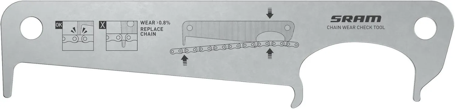 Индикатор износа цепи SRAM, Silver
Индикатор износа цепи SRAM, Silver