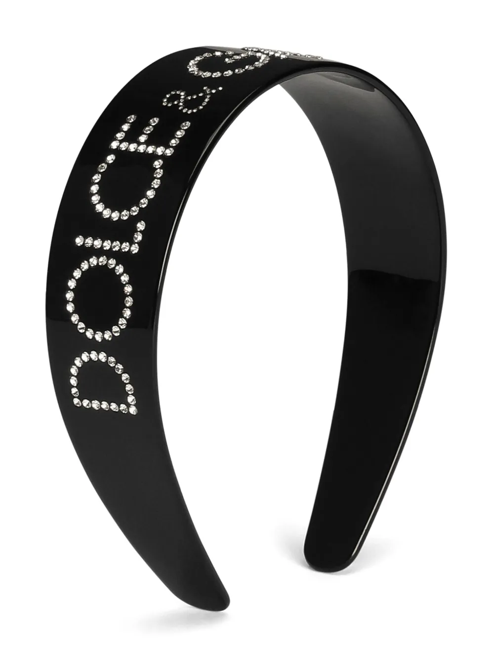 Ободок с кристаллами и логотипом Dolce & Gabbana Kids, черный
Ободок с кристаллами и логотипом Dolce & Gabbana Kids, черный