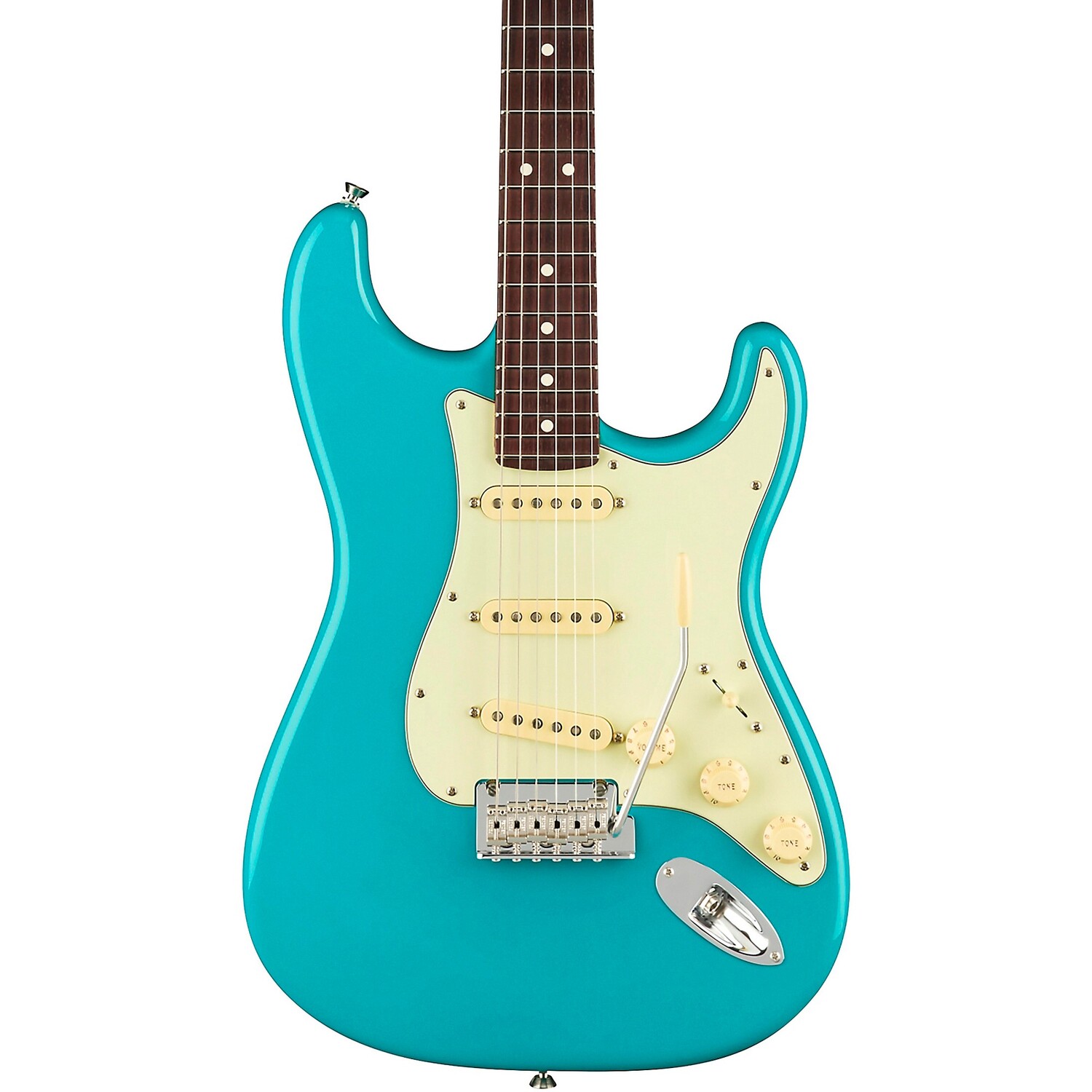 Электрогитара Fender American Professional II Stratocaster с накладкой из палисандра, цвет Майами синий
Электрогитара Fender American Professional II Stratocaster с накладкой из палисандра, цвет Майами синий