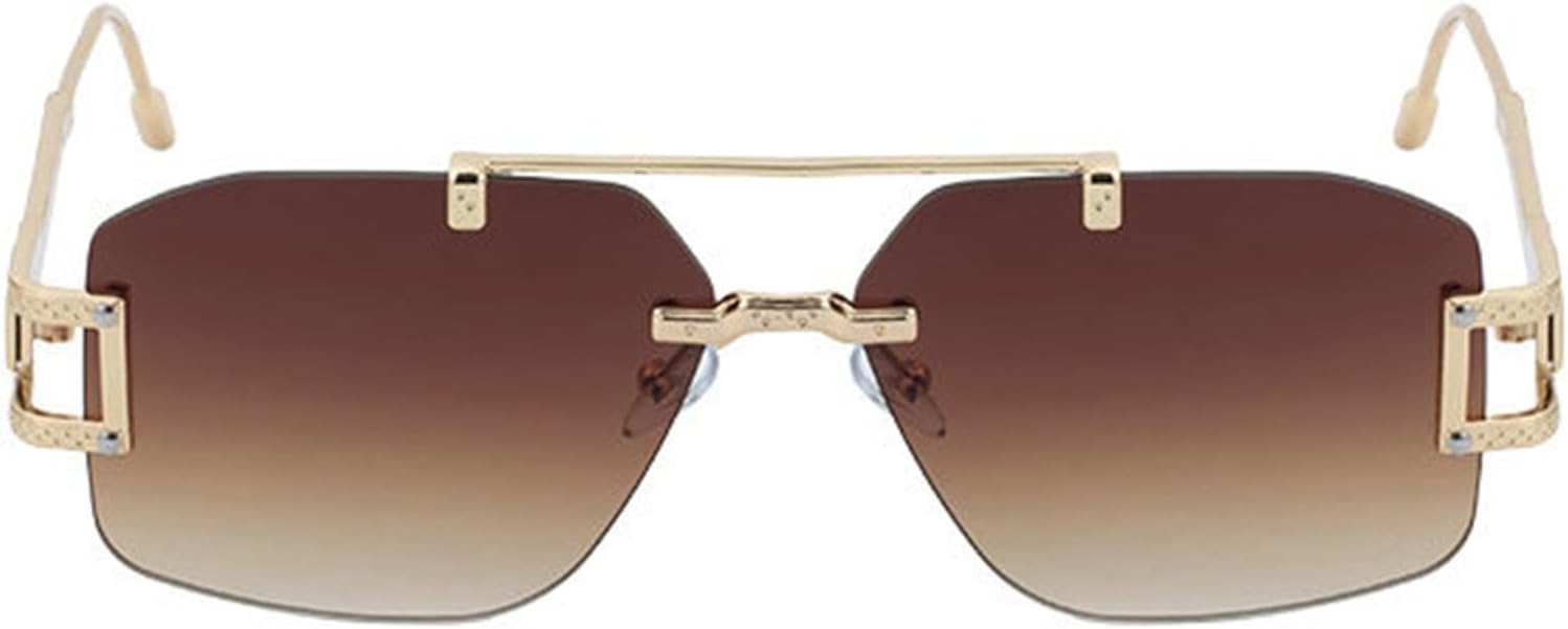 Willochra Роскошные квадратные солнцезащитные очки без оправы для женщин, модные, увеличенного размера, винтажные, летние, с градиентным переходом, для мужчин, очки-пилот, защита от УФ-излучения UV400, C5
Willochra Роскошные квадратные солнцезащитные очки без оправы для женщин, модные, увеличенного размера, винтажные, летние, с градиентным переходом, для мужчин, очки-пилот, защита от УФ-излучения UV400, C5