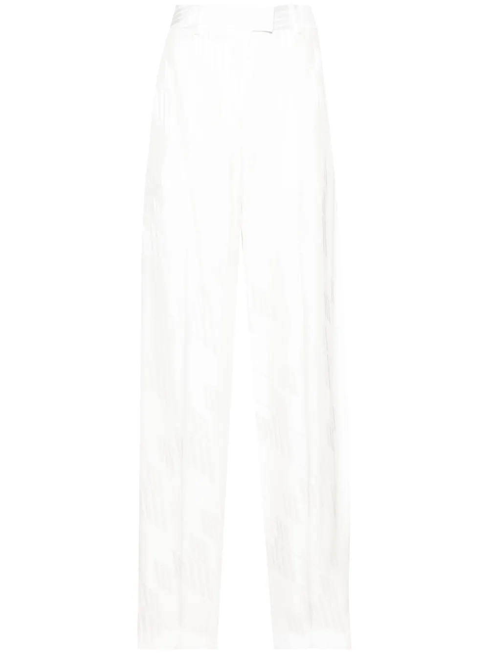 Брюки с логотипом The Attico, белый 
Брюки с логотипом The Attico, белый