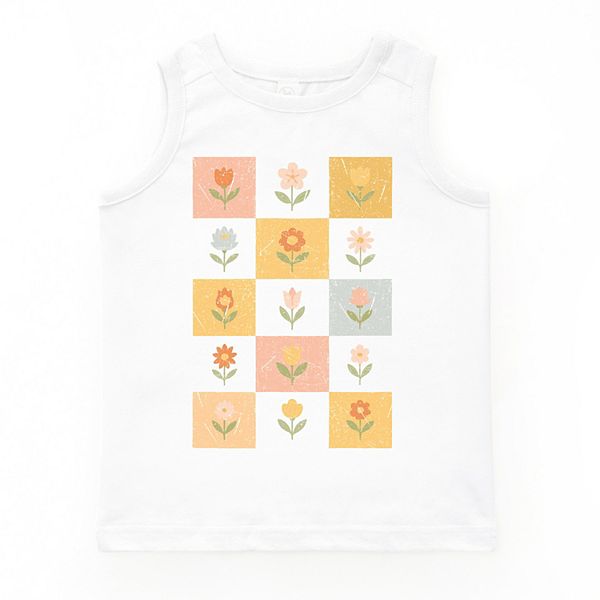 Майка с клетчатым цветочным принтом для молодежи The Juniper Shop, White
Майка с клетчатым цветочным принтом для молодежи The Juniper Shop, White