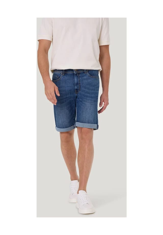 Шорты-Бермуды из денима с пятью карманами Pierre Cardin, синий
Шорты-Бермуды из денима с пятью карманами Pierre Cardin, синий