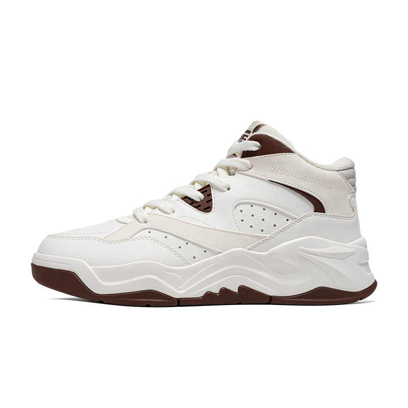 361° Нескользящие износостойкие высокие повседневные туфли мужские, белые, коричневые
361° Нескользящие износостойкие высокие повседневные туфли мужские, белые, коричневые