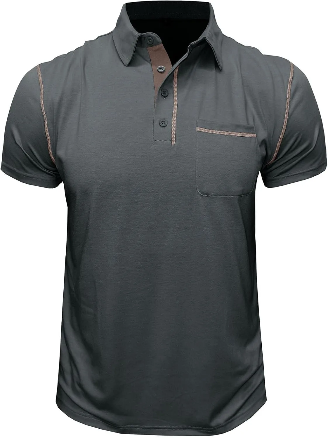 Мужская поло Casual с коротким рукавом, влагоотводящая, с карманами
Мужская поло Casual с коротким рукавом, влагоотводящая, с карманами