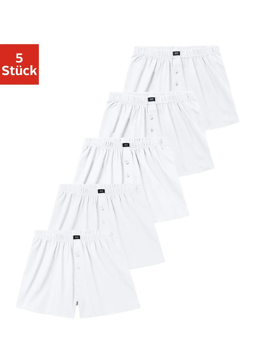 Широкие боксеры H.I.S "Мужские боксеры" (5 шт. в упаковке), широкий крой, удобный пояс, из эластичного хлопка, белый
Широкие боксеры H.I.S "Мужские боксеры" (5 шт. в упаковке), широкий крой, удобный пояс, из эластичного хлопка, белый