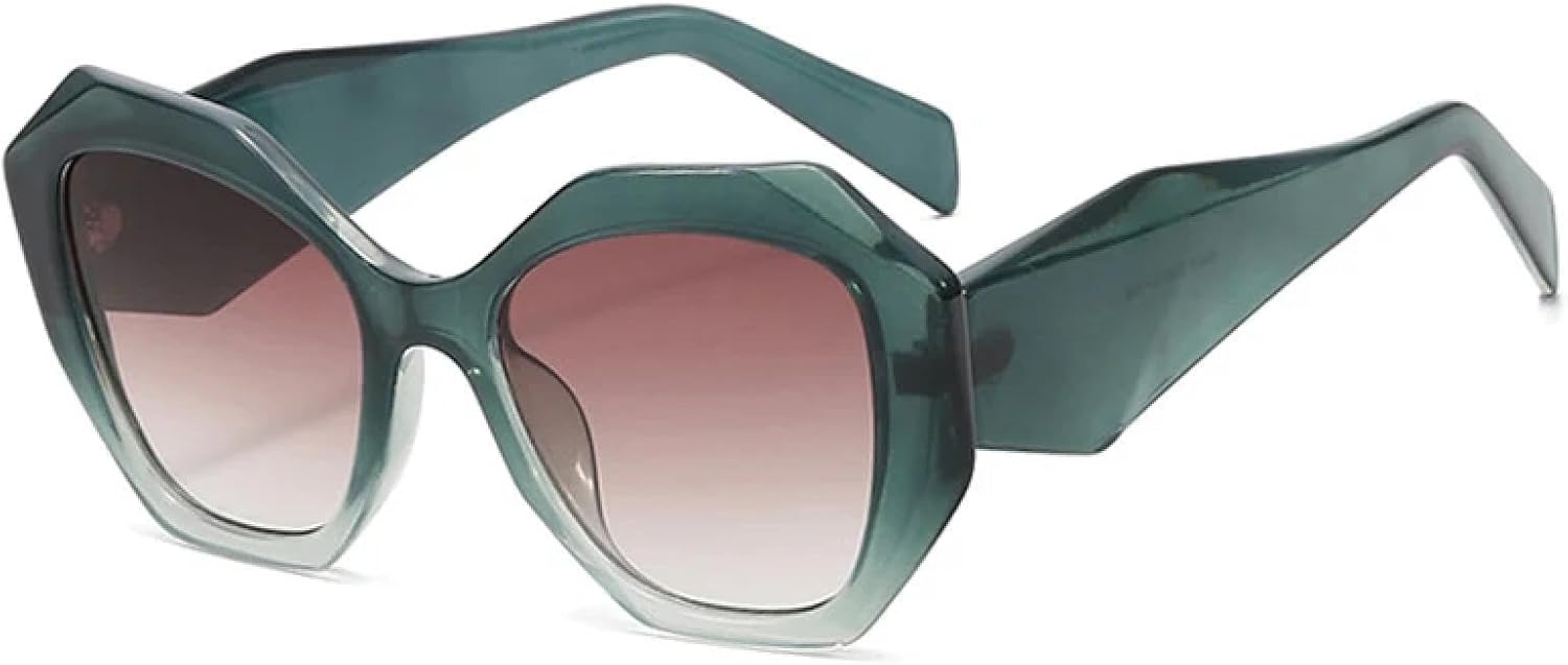 Модные солнцезащитные очки большого размера «кошачий глаз» с многоугольным оправой, женские, ретро, с ярким леопардовым принтом, солнцезащитные очки UV400 для мужчин с градиентным покрытием TVTBBVV, Green Red Gradient
Модные солнцезащитные очки большого размера «кошачий глаз» с многоугольным оправой, женские, ретро, с ярким леопардовым принтом, солнцезащитные очки UV400 для мужчин с градиентным покрытием TVTBBVV, Green Red Gradient