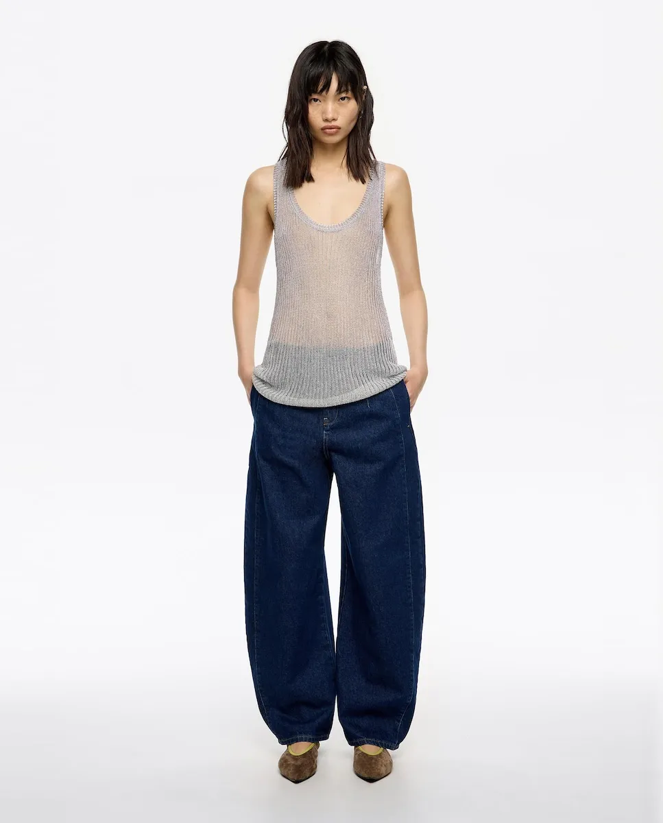 Женские брюки прямого кроя с высокой посадкой Barrel Bimba Y Lola, синий
Женские брюки прямого кроя с высокой посадкой Barrel Bimba Y Lola, синий