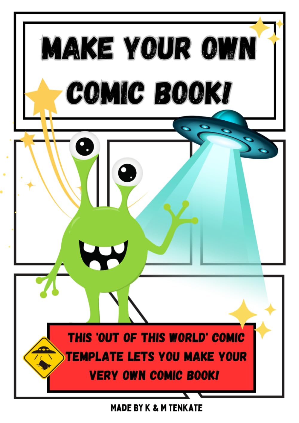 Make your own comic book!: Comic book blank template (Independently published)
Make your own comic book!: Comic book blank template (Independently published)