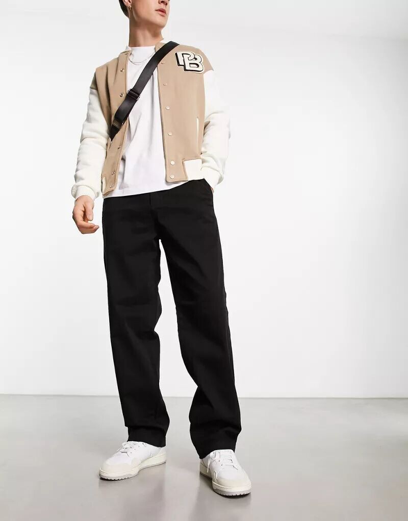 Черные широкие брюки чинос ADPT
Черные широкие брюки чинос ADPT