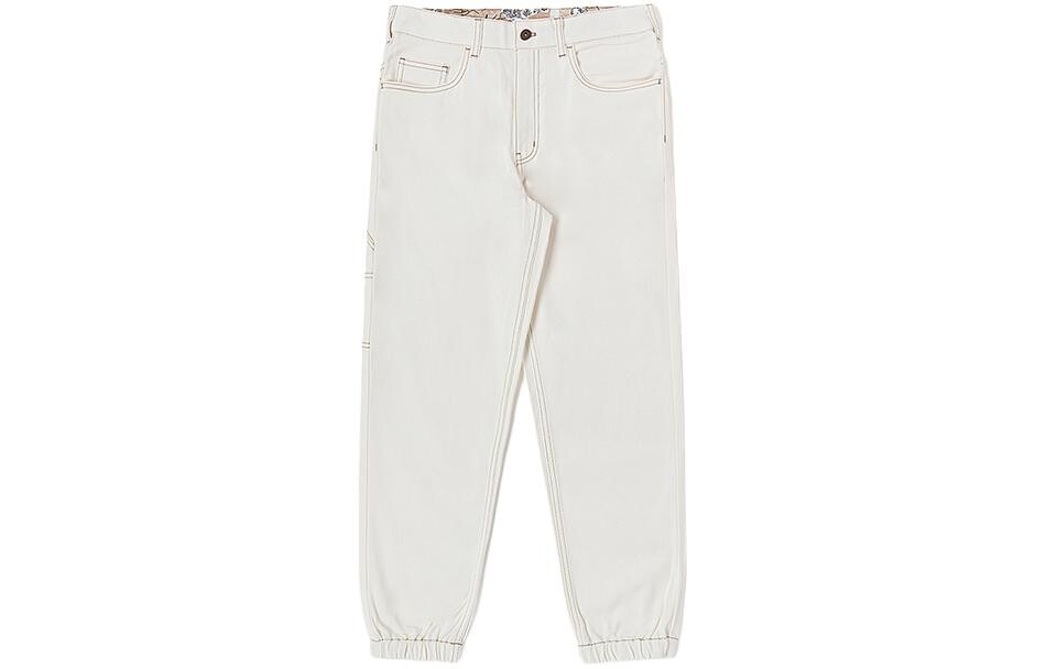 Повседневные брюки мужские кремово-белые Dickies, кремовый/белый 
Повседневные брюки мужские кремово-белые Dickies, кремовый/белый