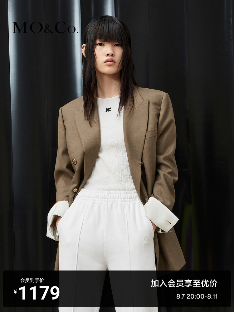 Блейзер Moco с широкими плечами, хаки/зеленый
Блейзер Moco с широкими плечами, хаки/зеленый